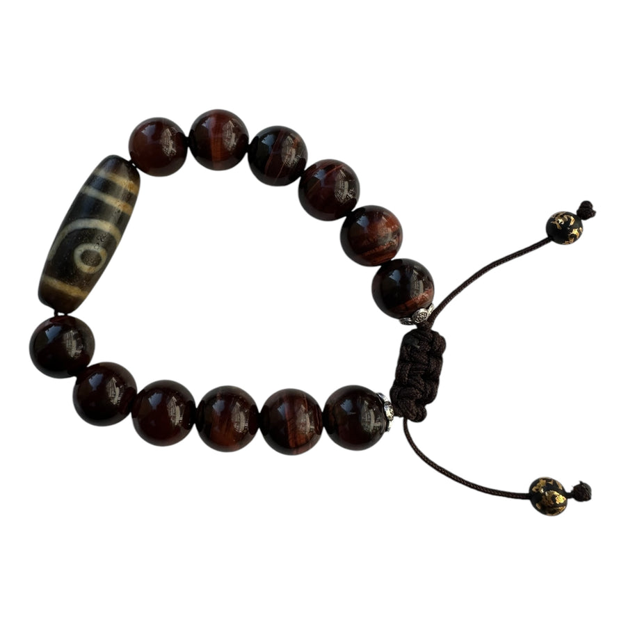 Red Tiger Eye Adjustable bracelet