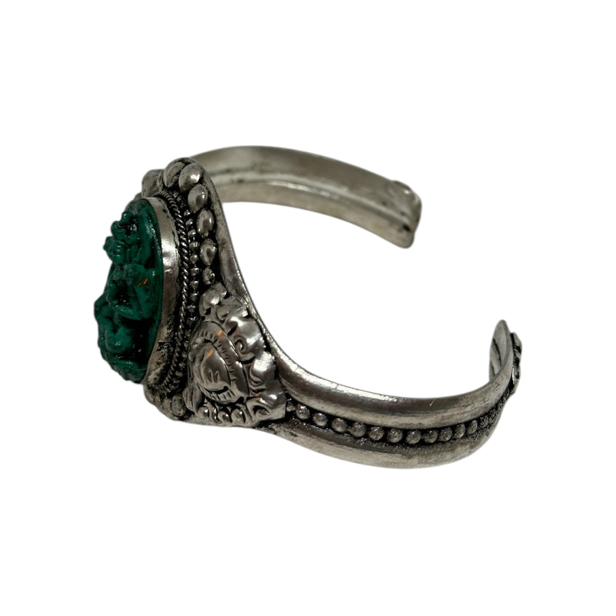 Green Tara cuff bracelet