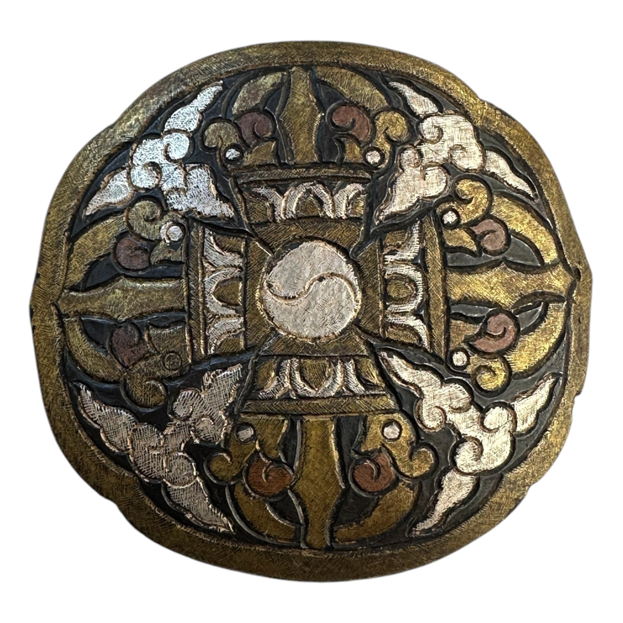 Visva vajra ( Double Dorjee) Belt buckle