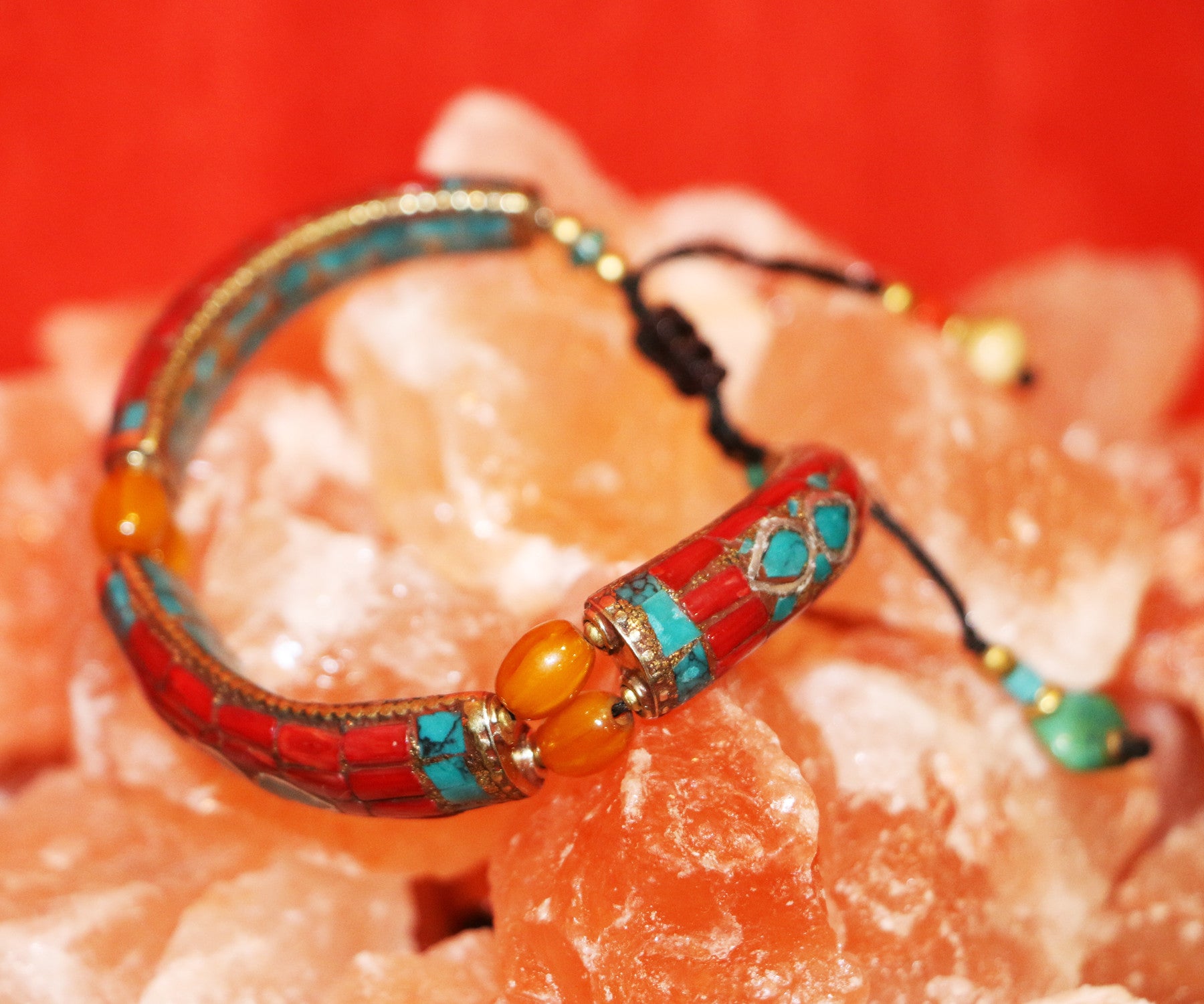 Amber (海琥珀) | Stretchy Cord Healing Crystal Bracelet | Shop Online –  innerblissdesigns
